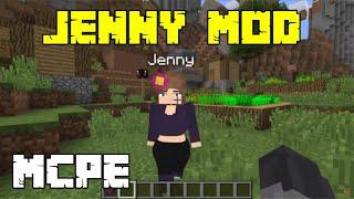 HOW TO DOWNLOAD JENNY MOD IN MINECRAFT PE  ANDROID AND IOS TUTORIAL