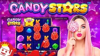 CANDY STARS DELIVERS BIG WIN ⭐ MAX STAR MULTIPLIER