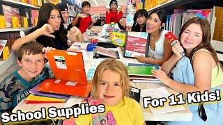 School Supplies for 11 kids  Cost?  Back to School 2022