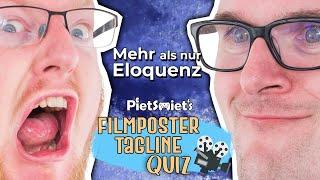 WERBEPROFIS mit Humorfehlfunktion  Filmplakate Tagline Quiz