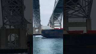 H. Lee White North Bound Under The Bluewater Bridge Port Huron Michigan