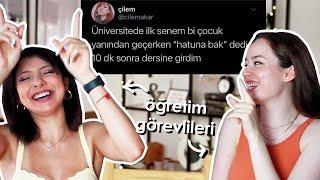 ÜNİVERSİTEDE KOMİK ÖĞRETMENLİK ANILARIMIZ‍   Bizi Öğrenci Sandılar  Ayşe Gizem Çiftçi ile