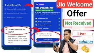 Jio welcome offer not applied problem solved  Jio welcome offer kaise activate kare