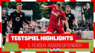 Highlights 1. FC Köln - Kickers Offenbach  31  Alle Tore