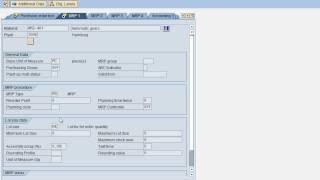 SAP MM Create material demo