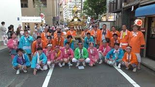 羽田神社夏季例大祭 羽田まつり_6の3・七ヶ町連合渡御 20240727　チョコっと大東神輿保存会