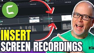 Add Screen Recordings to Voiceover  Camtasia 2024 Tutorial