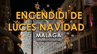 Christmas Lights in Malaga in 4K 2016.