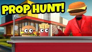 PROP HUNT In A FAST FOOD RESTAURANT in Gmod Garrys Mod Hide and Seek