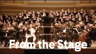 Carmina Burana Performed by Orchestra of St. Luke’s at Carnegie Hall  From the Stage
