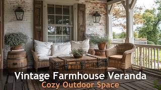 Cozy Seating Ideas for a Charming Farmhouse Veranda