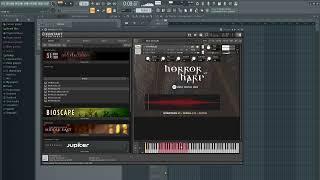 Horror Harp 2.0 - KONTAKT library - sound check no talking