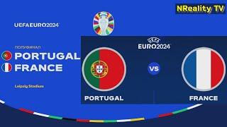 Футбол. Чемпионат Европы-2024. Португалия - Франция. 14 Финала. EURO 2024. Portugal - France.