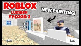 Update The Lonely Giraffe Painting Lumber Tycoon 2 Christmas 2018 Roblox