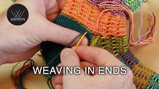 Weaving in Ends - Knitting Tutorial