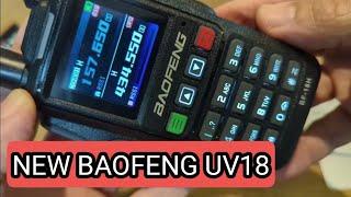 NEW BAOFENG UV-18  UNBOXING & QUICK LOOK