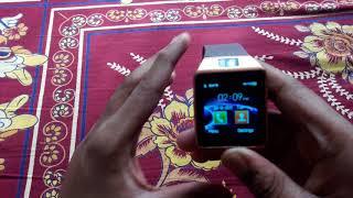 How to put password or change password on DZ09 smart watch