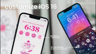 iOS 16 20 ways to customize your iphone