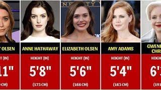Heights of Hollywood Actresses  Shortest to Tallest