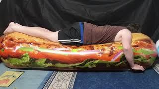 Riding & Deflating a Subway Inflatable Sub