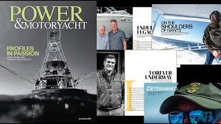New Boats Boatbuilding Icons Adventure and Wisdom  Power & Motoryacht Issue Preview