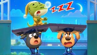 Dont Wake up the Sleepwalker  Educational Cartoons for Kids  Safety Tips  Sheriff Labrador