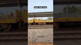 Tadak - Tadak Sound . #indianrailways #tracksounds #shorts