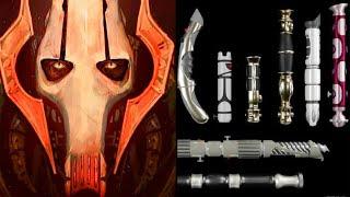 The Sith Lightsaber COLLECTION General Grievous HID From Dooku & Sidious