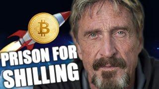 John McAfee Facing Prison for Crypto Pump & Dumps