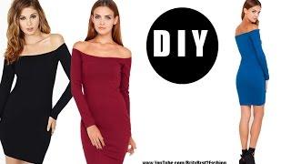 DIY Off The Shoulder Dress