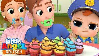 Die Muffin-Polizei  Johny johny yes papa  Little Angel Deutsch - Kinderlieder