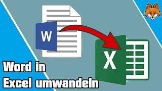 Word in Excel umwandeln - einfache Anleitung 