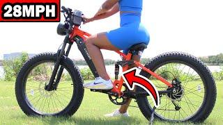 BEST CHEAP FAST EBike With Full Suspension? 2024 Cycrown CycUltra Electric Bike E-Bike Review