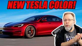 New Tesla Color  Tesla Time News