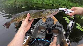 Kayak Fishing Hammond Pond in Maine