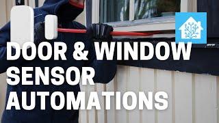 Door and Window Sensor Automation Ideas -  Using Contact Sensors in Home Automation