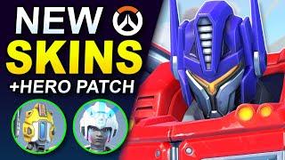 ALL NEW TRANSFORMERS SKINS - Overwatch 2 Shop Update & Midseason Patch Notes