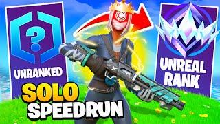 Unranked to UNREAL SOLO SPEEDRUN Season 2 Fortnite