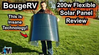 BougeRV CIGS thin-film Solar Panel Review and comparison  This 200w flexible solar panel is crazy