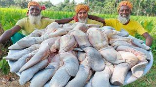 Tongue Meat is Juicy & Delicious - Buffalo Tongue Kosha Curry Cooking for Old Age Special People