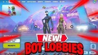 How To Get BOT LOBBIES In Fortnite Chapter 5 Season 3 WORKS