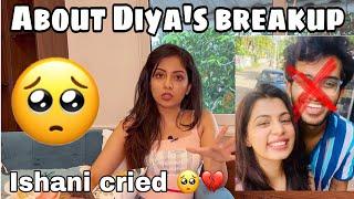 Ishani about Diya’s breakup  #diyakrishna #ishaanikrishna
