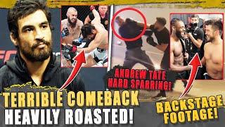 Kron Gracie HEAVILY ROASTED for terrible UFC return Andrew Tate HARD sparring sessionDana on Belal