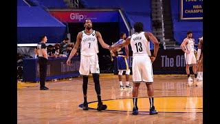 Kevin Durant Kyrie Irving and James Harden Show Out vs. Warriors  Game Highlights