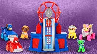 Paw Patrol Unboxing Collection Review  Rocky mighty movie bulldozer  Hero pup  Unboxing ASMR