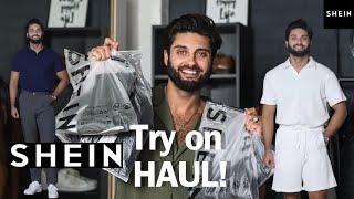 SHEIN Men’s try on HAUL  MENS summer outfit ideas 2024  MENS Affordable clothing