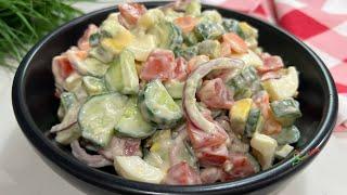 This Cucumber Salad  Is Soo Delicious