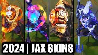 ALL JAX SKINS SPOTLIGHT 2024  League of Legends