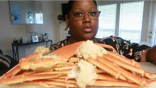 MY FIRST EVER SNOW CRAB MUKBANG