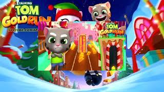 Talking Tom Gold Run Christmas And Candy New Mashup